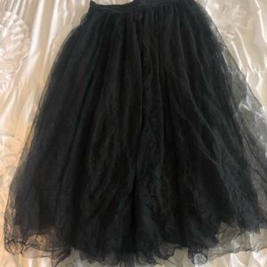 Free People Tulle skirt never worn